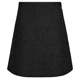 Mos Mosh Meana Glitter Knit Nederdel, Sort